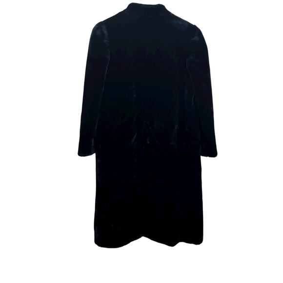 Vintage Union Made in USA 1960's Size 16 Intrigue Glenoit Black Faux Fur Coat - Picture 4 of 8